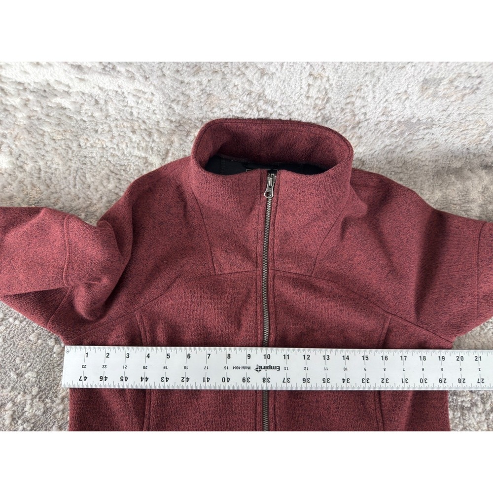 LL Bean Petite Size SP Mock Neck Full Zip Jacket Red Long‎ Sleeve Outdoor - Picture 5 of 7